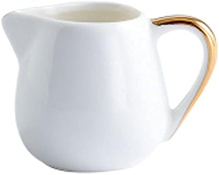 Mini Phnom Penh Sauce Jar Ceramic Coffee Milk Jar Plus Milk Cup Table Sugar Bowl Creative Household Creamer Jar Jam Milk Jug (Size: Small) (S)