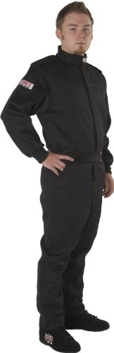 G-Force 4525Lrgbk Gf 525 Black Large Multi-Layer Racing Suit #TOP2