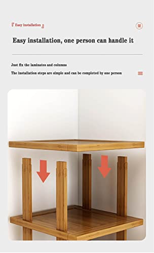 Étagère à chaussures en bambou stable et solide, meuble de qualité - 7