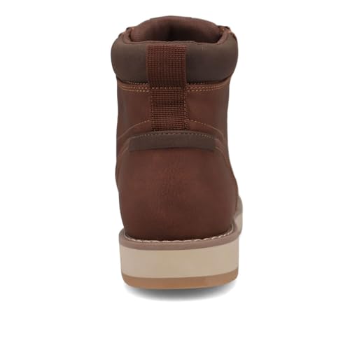 Image of DOCKERS Mens Davis Rugged Casual Tumbled Leather Moc-Toe Boots