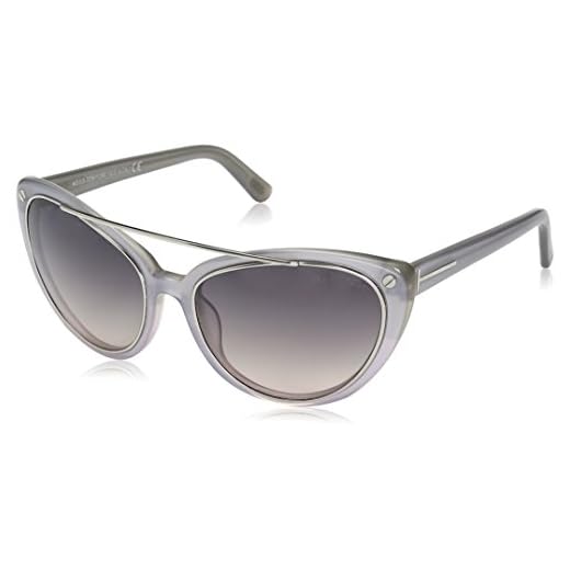 Tom Ford solglasögon FT-EDITA 0384S-80B (58 mm) transparent