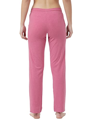 Image of Jockey 1302 Women Super Combed Cotton Elastane Stretch Relaxed Fit Trackpants with Side Pockets
