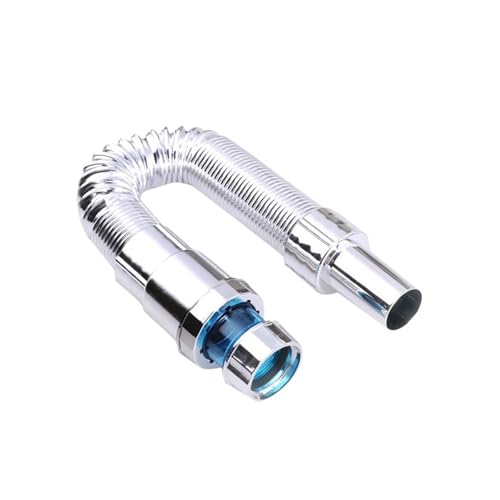 Manguera flexible de ABS con curva en S for lavabo, sifón for fregadero, extensión de tubo de drenaje de agua for baño, cocina, tubo de agua, sifón for desagüe de fregadero