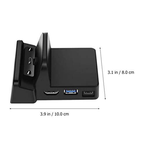 STOBOK Switch Tv Dock Mini Docking Station Portátil Substituto Adaptador de Tv Switch Carregador Doc