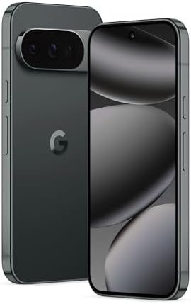 Google Pixel 10 Pro - Unlocked Android Smartphone with Gemini, Triple Rear Camera System, 24+ Hour Battery, and 6.3" Super Actua Display - Obsidian - 128 GB
