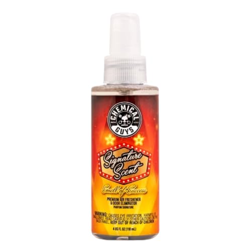 Image of Chemical Guys AIR 069 04 Signature Scent Premium Air Freshener and Odor Eliminator, Smell of Success (Great for Cars, Trucks, SUVs, RVs, Home, Office & More) 4 fl oz