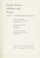 Sample Survey: V. 1: Methods And Theory 0471349143 Book Cover