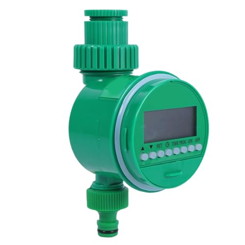 CHIZISX Temporizador automático de riego de jardín con temporizador electrónico para ahorrar agua, uso al aire libre, riego de ahorro de agua