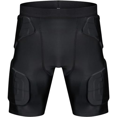 BAHREL 3D Hip Protection EVA Paded Short Pants Butt Tailbone pad Impact Gear for Skiing Skating Snowboarding (Size : Medium)
