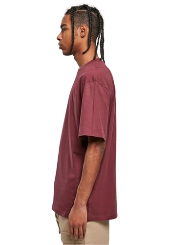 Urban Classics TB006-Tall Tee, Camiseta Hombre, Rojo Cereza, M