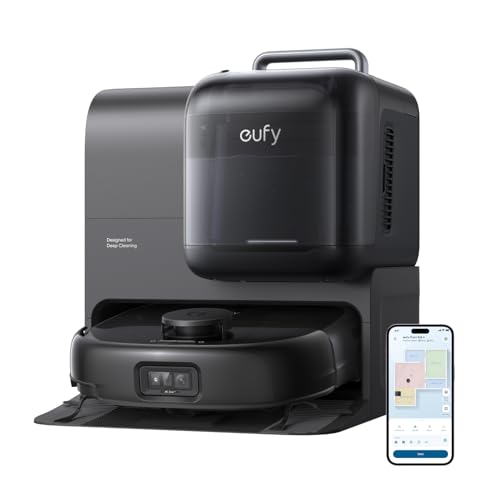 eufy Robot Vacuum E28, Portable Deep Cleaner for Carpet, HydroJet