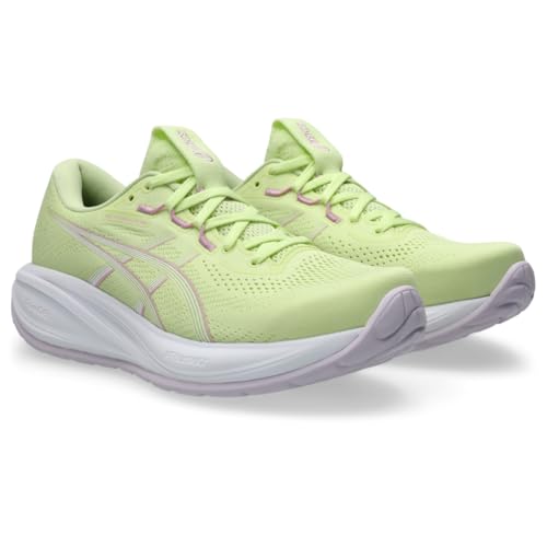 Image of ASICS Women's Gel-Cumulus 28 Running Shoes, 7, Glow Green /Hazy Lilac
