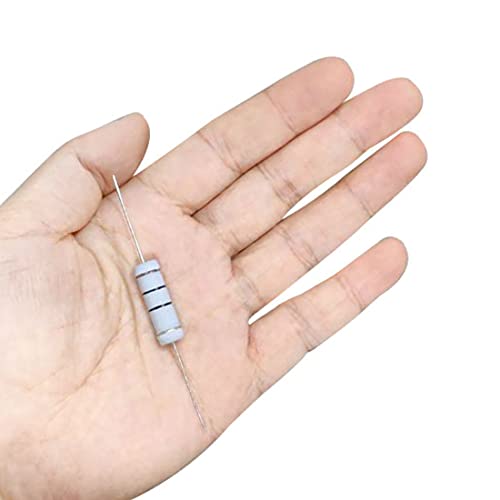 uxcell 10Pcs 10 Ohm Resistor, 5W 5% Tolerance Metal Oxide Film Resistors, Lead, Flame Proof for DIY Electronic Projects and Experiments