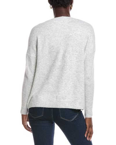 Vince Camuto Womens Sequin Trim Sweater, Xl, Grey2