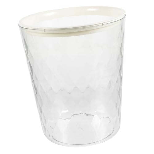 Basurero transparente Cabilock rectangular 10.24x8.46x8.46 pulg miniatura 1