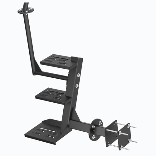 Image of Adjustable 3-Step Boat Trailer Steps | Side Mount | Anti-Slip