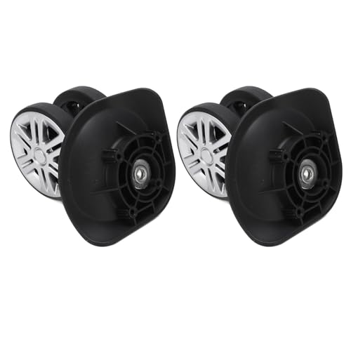 Suitcase Casters Replacement Double Row Wheels for Luggage, Plastic Wheel for Easy Installation, 2 Pack for Travelers2