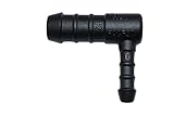 Maximaler Druck: 14 Bar 1, 2, 3, 5 oder 10 Stück Winkel Schlauchverbinder reduziert 12 mm auf 6 mm PA GF30 Winkel Verbinder (2)