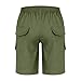 Kids Summer Lightweight Linen Cargo Shorts Casual Elastic Waist Loose Thin Bermuda Shorts with Pockets for 5-15 Years