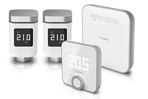 Bosch Smart Home komfortabel Heizen-Set, 2X Heizkörperthermostat II, 1x...
