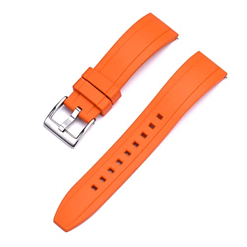 Bracelet montre caoutchouc fluoré étanche sport avec barre à ressort rapide