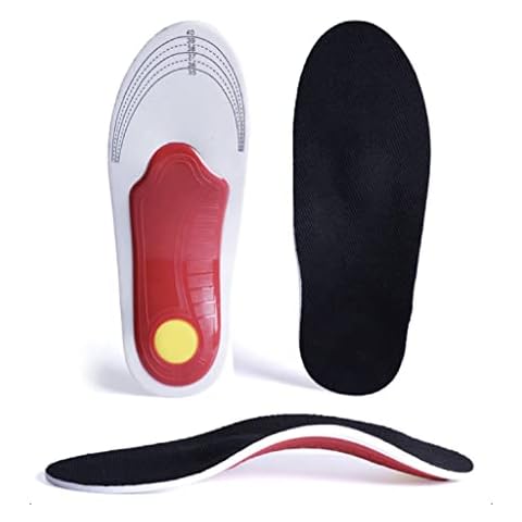 Sloops High Arch Support Cushion Shoe Insoles, Unisex Premium Performance Gel Orthotic Inserts for Flat Feet, Plantar Fasciitis, Foot or Heel Pain Relief (Small UK: 3 - 6 EU: 35 - 40) Cover