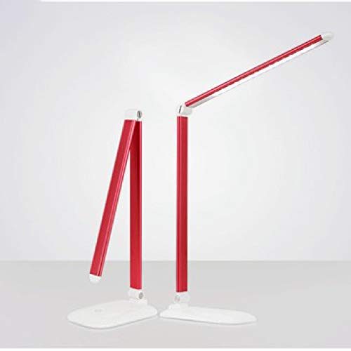 YQHWLKJ Plegable 5W Lámpara de mesa LED portátil con luz de protección para los niños Lámpara de escritorio Luz de libro táctil para estudio Lámpara de luz led