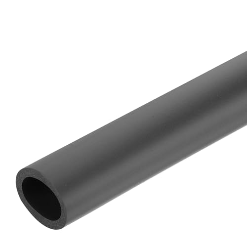 Image of uxcell Foam Tubing for Handle Grip Support,28mm(1 1 /8 inch) ID 38mm(1 1 /2 inch) OD 0.3 Meter /1ft Length Gray