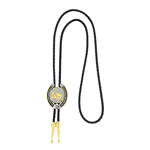 Image of USA 250th Anniversary Western Cowboy Patriotic Eagle Bolo Tie