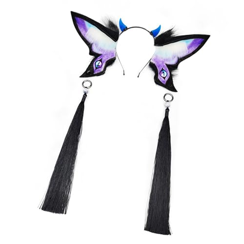 Serre-tête oreilles d'animal pour déguisement Halloween et jeu de rôle adulte enfant