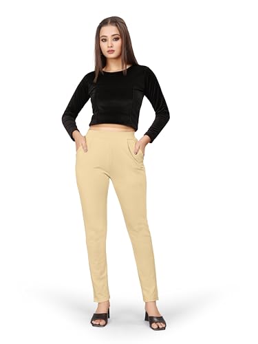 Women's High Waist Pencil Trousers .Ideal for Office & Casual Wear4