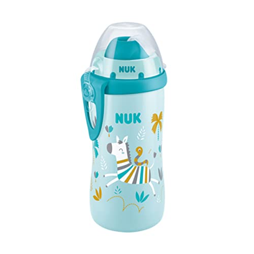 NUK Copo Com Canudo Flexi Cup Muda De Cor 300Ml - Azul