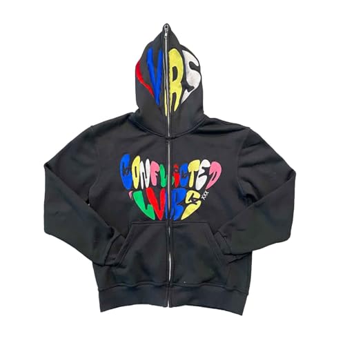 Manteau à capuche avec fermeture éclair pour homme et femme veste Generisch