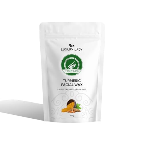 Luxury Lady Turmeric Facial Wax, 5 Minute Painless Herbal Wax, 100g (B0DGF35HKG) Amazon Price History, Amazon Price Tracker
