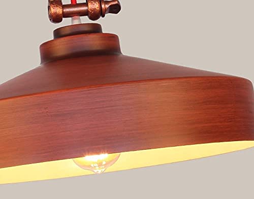 Iluminación de Techo retro con cable ajustable de 100 cm y diseño de cúpula 4