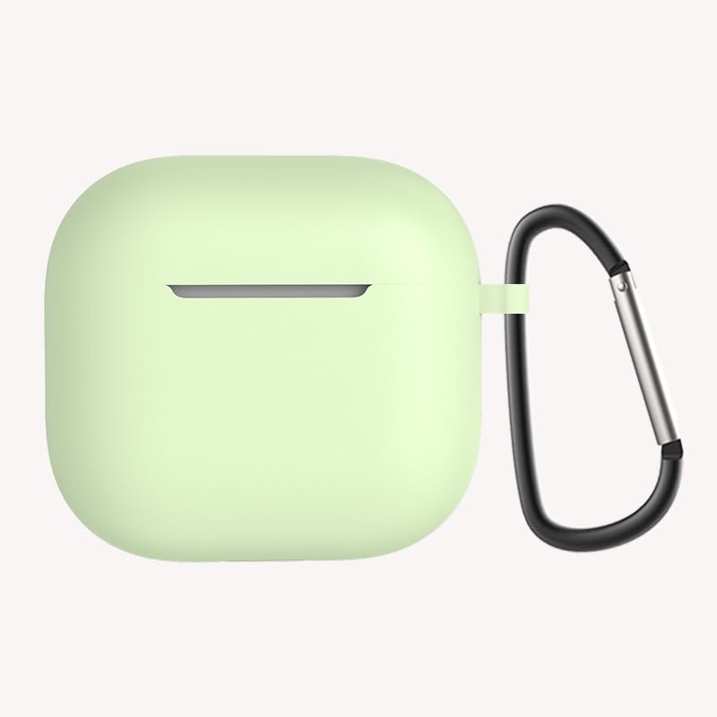 Zore Apple ile uyumlu Airpods 4 Zore Standart Silikon Kılıf Açık Yeşil