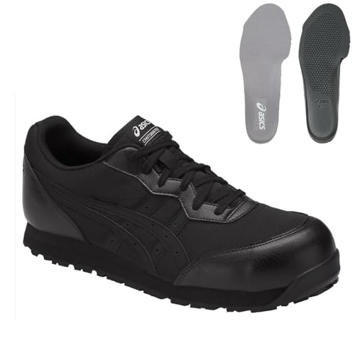 �A�V�b�N�X asics ���S�C ��ƌC �E�B���W���u �yCP201�z 9090�F�u���b�N×�u���b�N 29.0cm + ��֗p ���~ �C���\�[�� �y1273A008�z�i020�F�O���[�j3L �Z�b�g�i