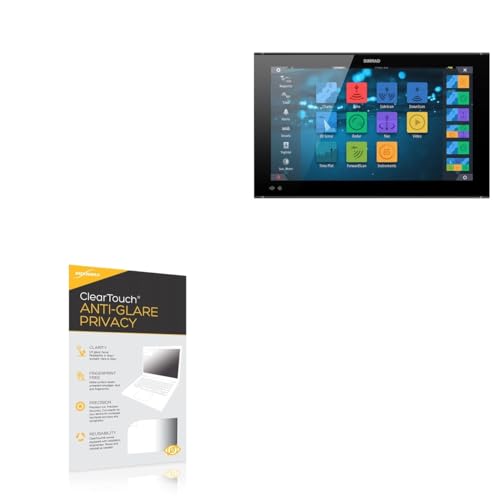 BoxWave Screen Protector Compatible with Simrad NSO evo3S (24 in) - ClearTouch Anti-Glare Privacy (2-Pack), Privacy Screen Protector Flexible Film Anti-Glare