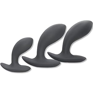 DaniChou® 3-delige siliconen anale plug set / butt plug, beginnerservaring, seksspeelgoed beide, prostaat stimulatie mannen, dildo anaal, anale plug seksspeelgoed set, anaal speelgoed