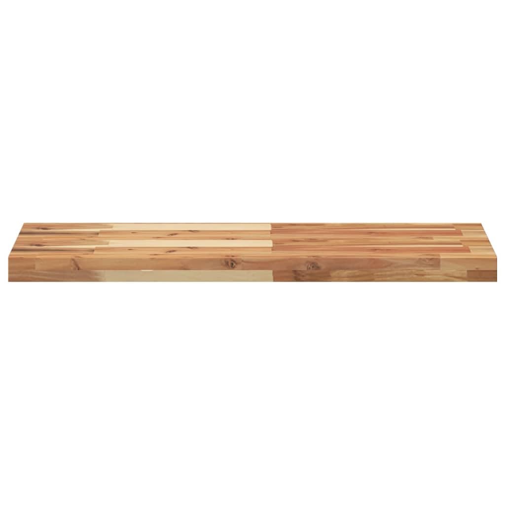 Tablero De Mesa Rectangular De Madera Maciza De Acacia 80x70x4 Cm - Sin Tratar, Para Mesa Auxiliar, Comedor O Bar