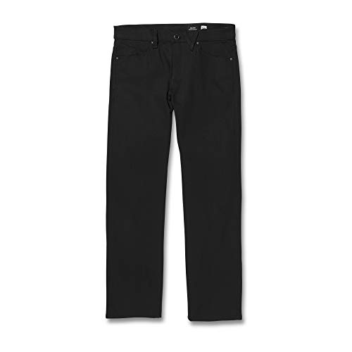 Image of Volcom Men's Solver Stretch Denim Jeans-Modern Fit Pant