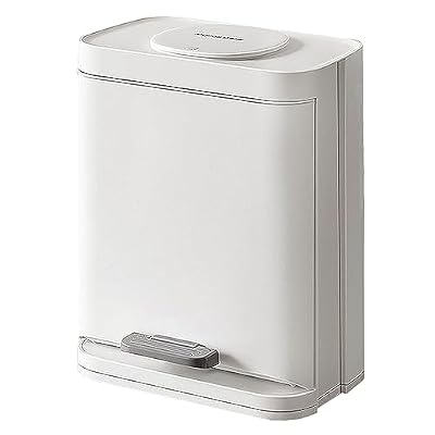 JOYBOS 15.9L Trash Can with Lid and Hands-Free Pedal
