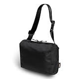 [アソボーゼ] [ aso ] スリングバッグ BALLIFTSLING バリフトスリング 耐水 撥水 コーデュラ バリスティック ショルダーバッグ キャンプ ガジェット 約3.8リットル 約300×235×70mm Mサイズ ブラック bf-v357-02-bl