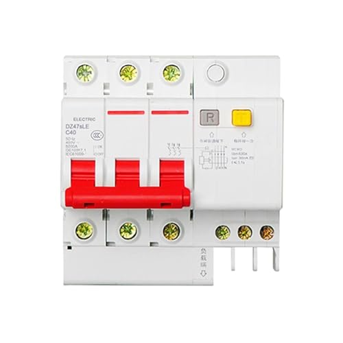 Disjoncteur DZ47sLE 3P C 40A avec protection contre fuite et court-circuit