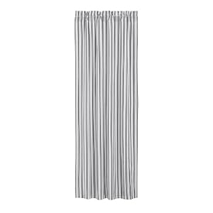 VHC Brands Sawyer Mill Black Ticking Stripe Blackout Panel 84x40 VHC Brands Sawyer Mill Black Ticking Stripe Blackout Panel 84×40