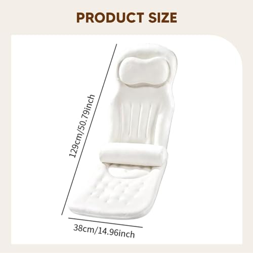Coussin de bain ergonomique intégral pour soulager le dos au spa - 3