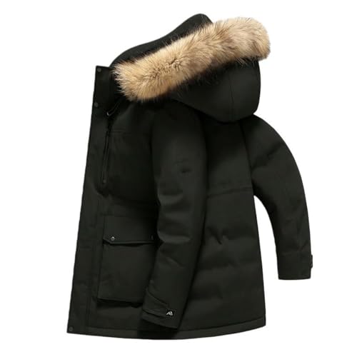 Chaqueta de invierno para hombre, ropa de trabajo con capucha