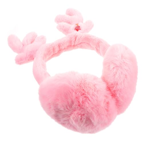 LIFKOME Fuzzy Ear Muffs for Winter Giraffe Design Freezing Headband Comfortable and Warm for Outdoor Activities - Main Image