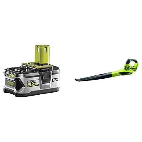 Ryobi ONE+ 5.0Ah Battery and Blower Cover