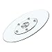 HQSGDMN Lazy Susan in Vetro temperato, Grande Tavolo da Pranzo in Vetro Giradischi Lazy Susan, Piatto da Portata da Cucina, 80 cm